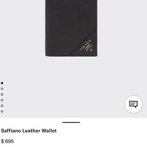 Authentic Prada Saffiano Leather Wallet